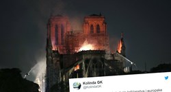 Kolinda: Uvjerena sam da će se Notre-Dameu vratiti veličanstven izgled