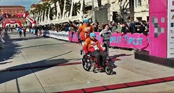 VIDEO Junaci splitske utrke: U invalidskim kolicima kroz cilj, trčali bosi