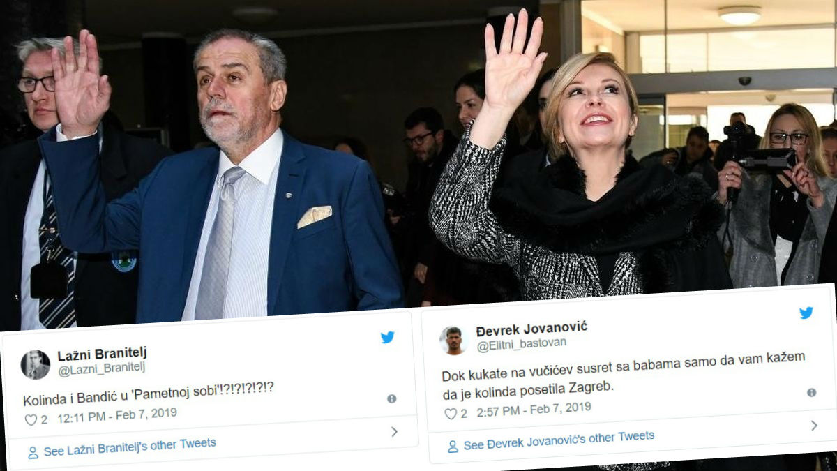 Twitter se sprda s Kolindinom šetnjom po Zagrebu, uključili se i Srbi