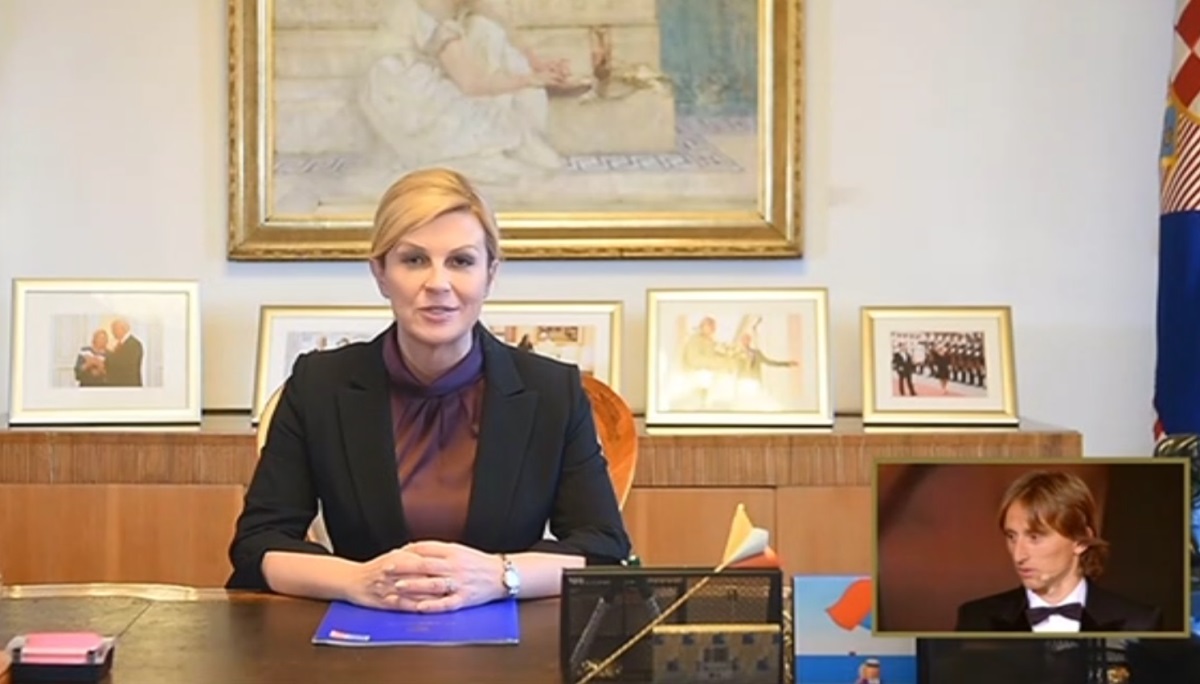 Samo u društvu faca: Evo tko je na fotkama koje je Kolinda poslagala iza sebe