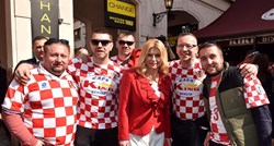 Stesana Kolinda oduševila navijače Hrvatske u Budimpešti