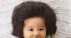 Šestomjesečna beba zbog nevjerojatne kose ima gotovo 40.000 pratitelja na Instagramu
