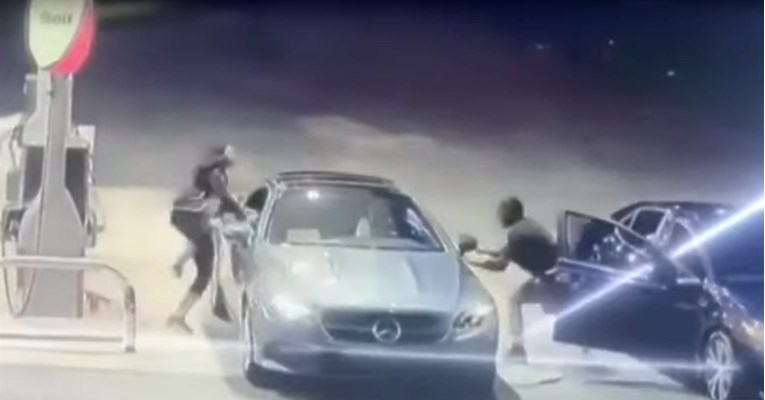 Pokušao ukrasti Mercedes na benzinskoj, reakcija vlasnice ga zaprepastila