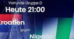 Veliki gaf njemačke televizije prije tekme s Nigerijom razbjesnit će mnoge Hrvate