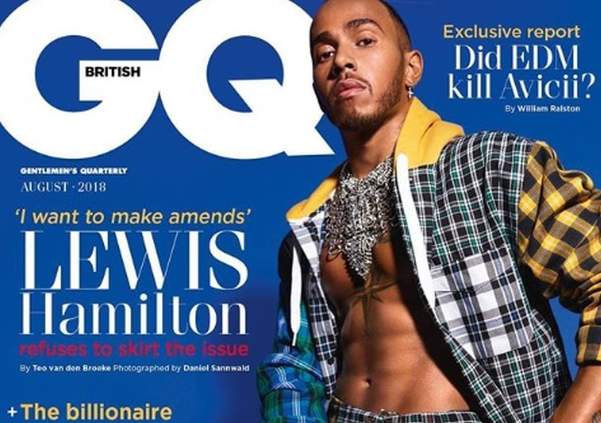 Lewis Hamilton u suknji i kiltu pozirao za GQ da bi se ispričao zbog posramljivanja nećaka