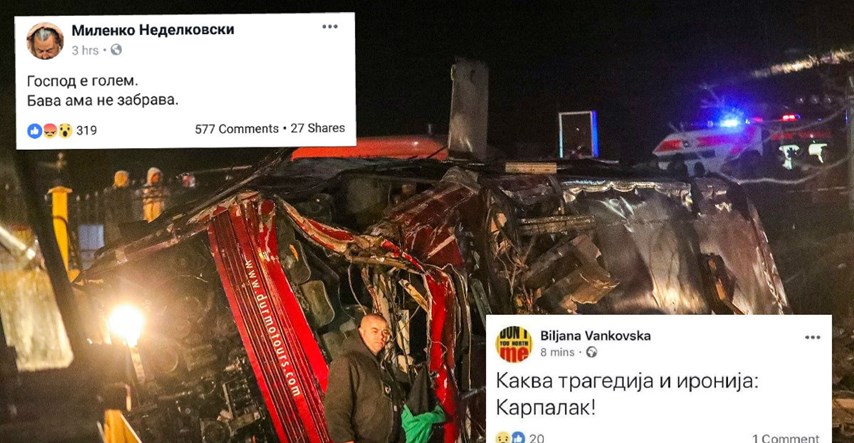 Makedonski nacionalisti slave smrt Albanaca u strašnoj nesreći: "Bog je velik"