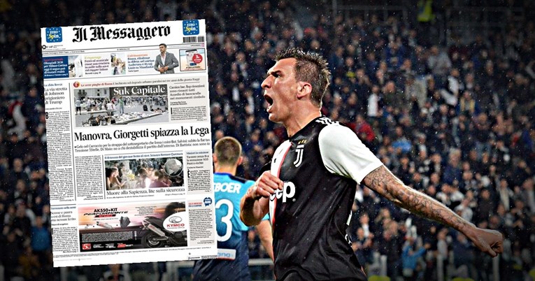 Naslovnica talijanskih novina: Mandžukić odlazi u Lazio