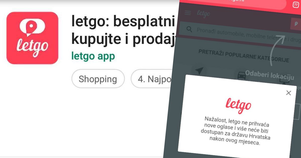 Letgo odlazi iz Hrvatske