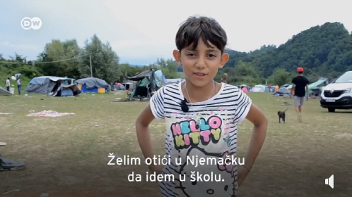 Prije dva mjeseca smo upoznali curicu u Velikoj Kladuši. Opet smo je pronašli