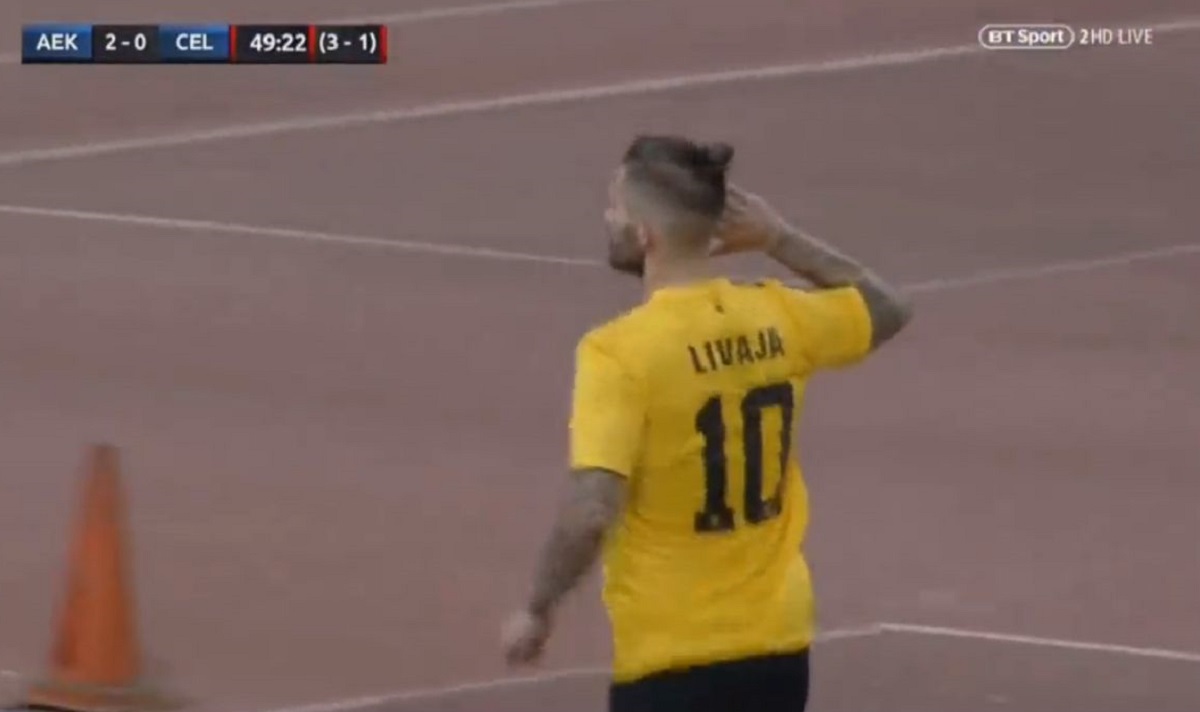 Livaja zabio Celticu i odveo AEK prema Ligi prvaka