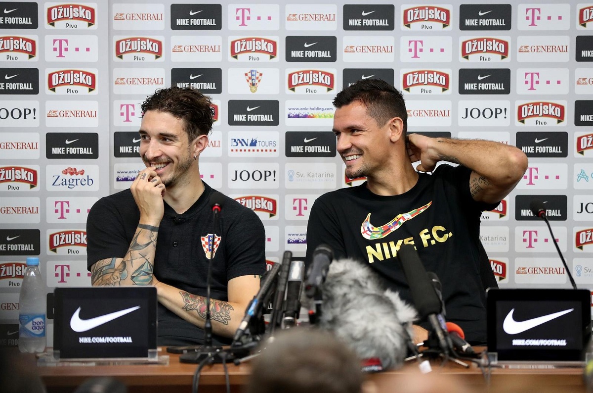 Vrsaljko i Lovren zabavljali novinare: ''Agrokor je u padu, a mi smo u usponu"
