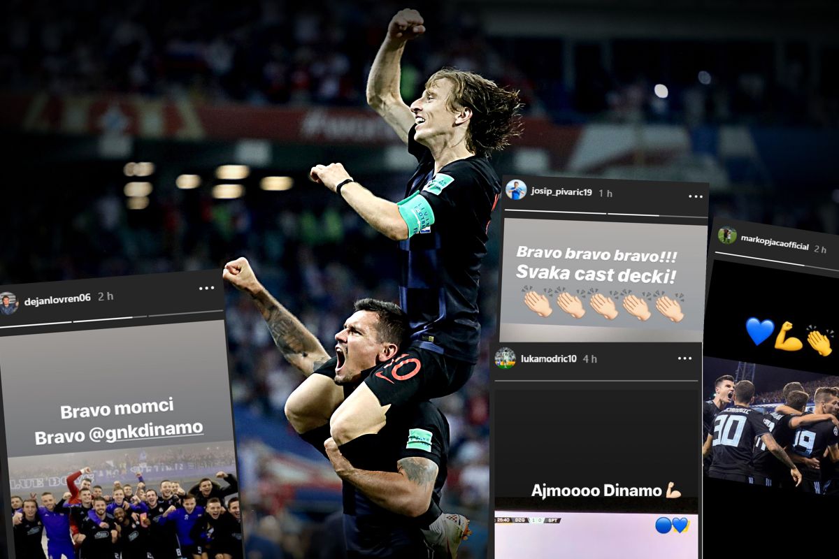 Pogledajte kako su Modrić, Lovren, Ćorluka i Pivarić sinoć navijali za Dinamo