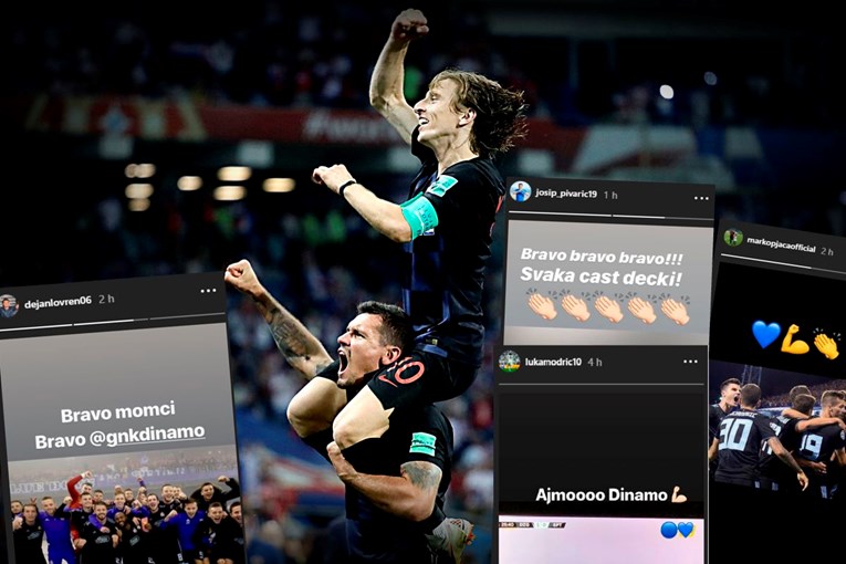 Pogledajte kako su Modrić, Lovren, Ćorluka i Pivarić sinoć navijali za Dinamo