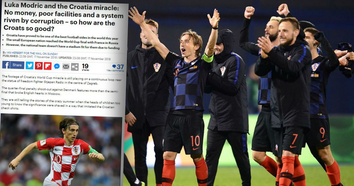 Daily Mail: Hrvatska nema novca i korumpirana je. Odakle im onda Luka Modrić?