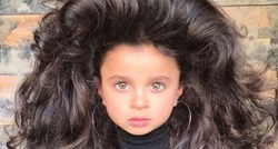 Petogodišnja djevojčica zbog nevjerojatne kose postala zvijezda