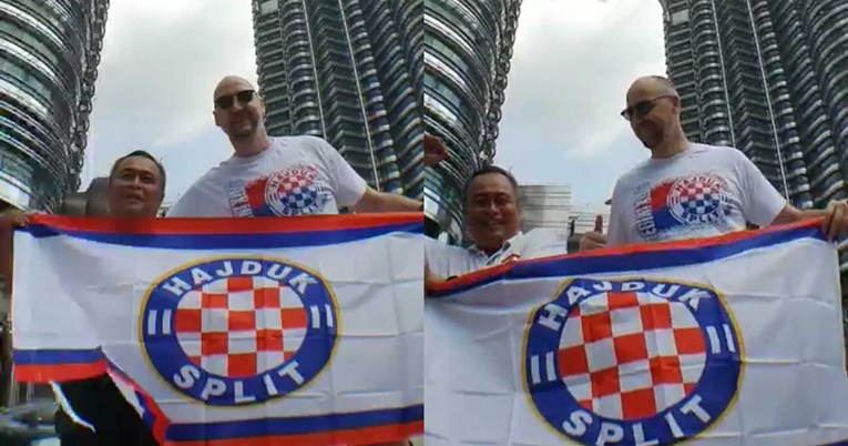VIDEO Rađa u Kuala Lumpuru s lokalcima navijao za Hajduk