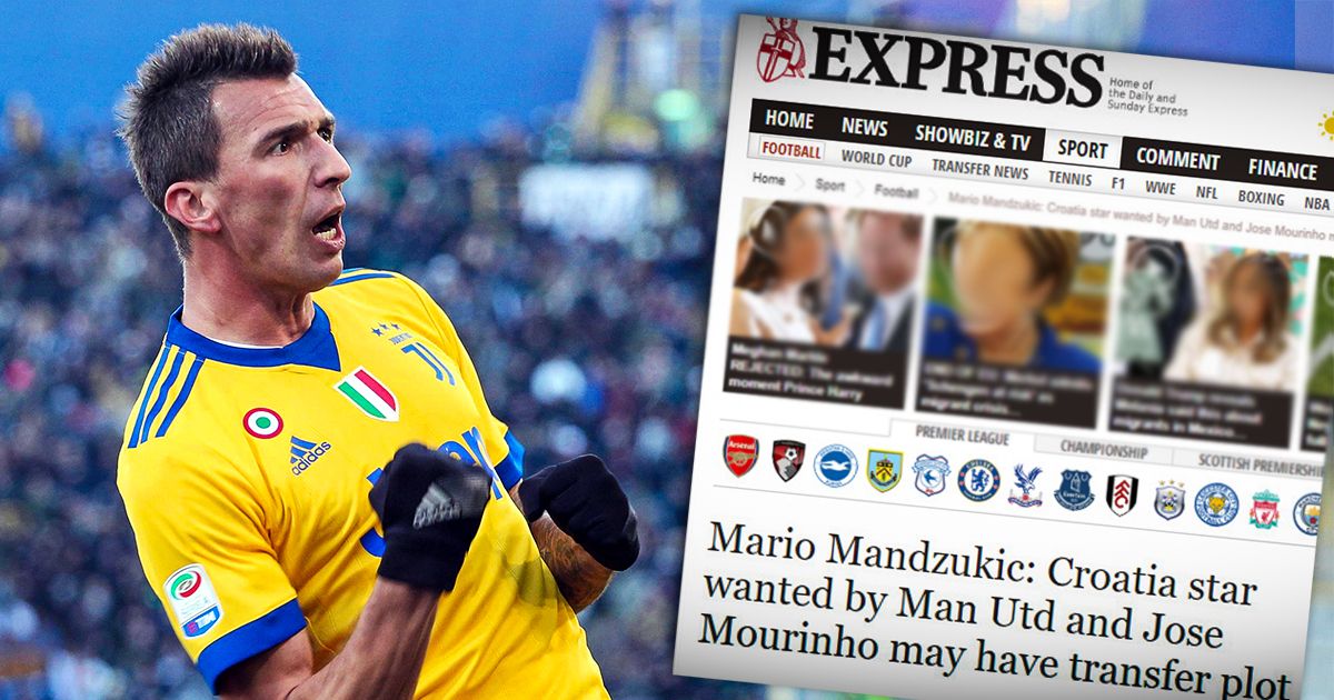 Engleski tabloid na naslovnici: Mandžukić ide u United, Mourinho ga želi nakon SP-a