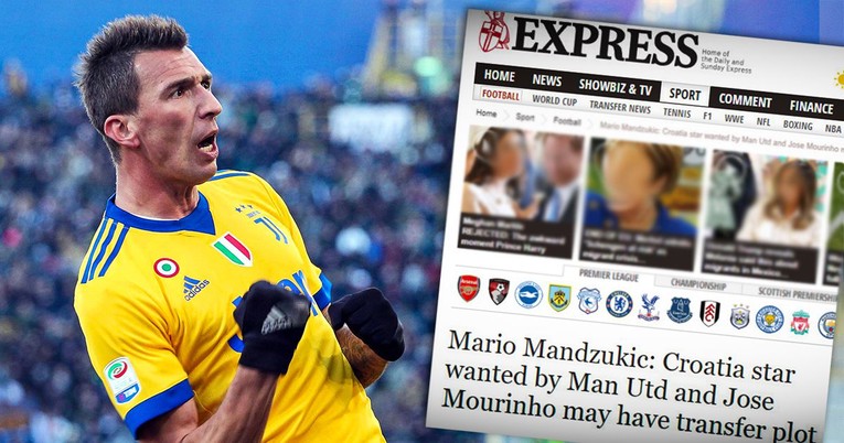 Engleski tabloid na naslovnici: Mandžukić ide u United, Mourinho ga želi nakon SP-a