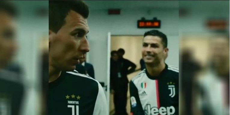 Pogledajte Mandžukićevu reakciju na Ronaldovu šalu u tunelu