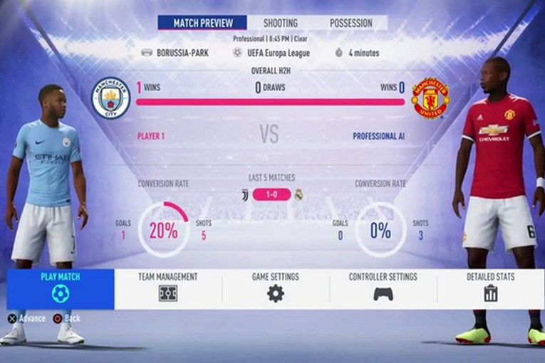 Procurio gameplay FIFA-e 19, pogledajte manchesterski derbi