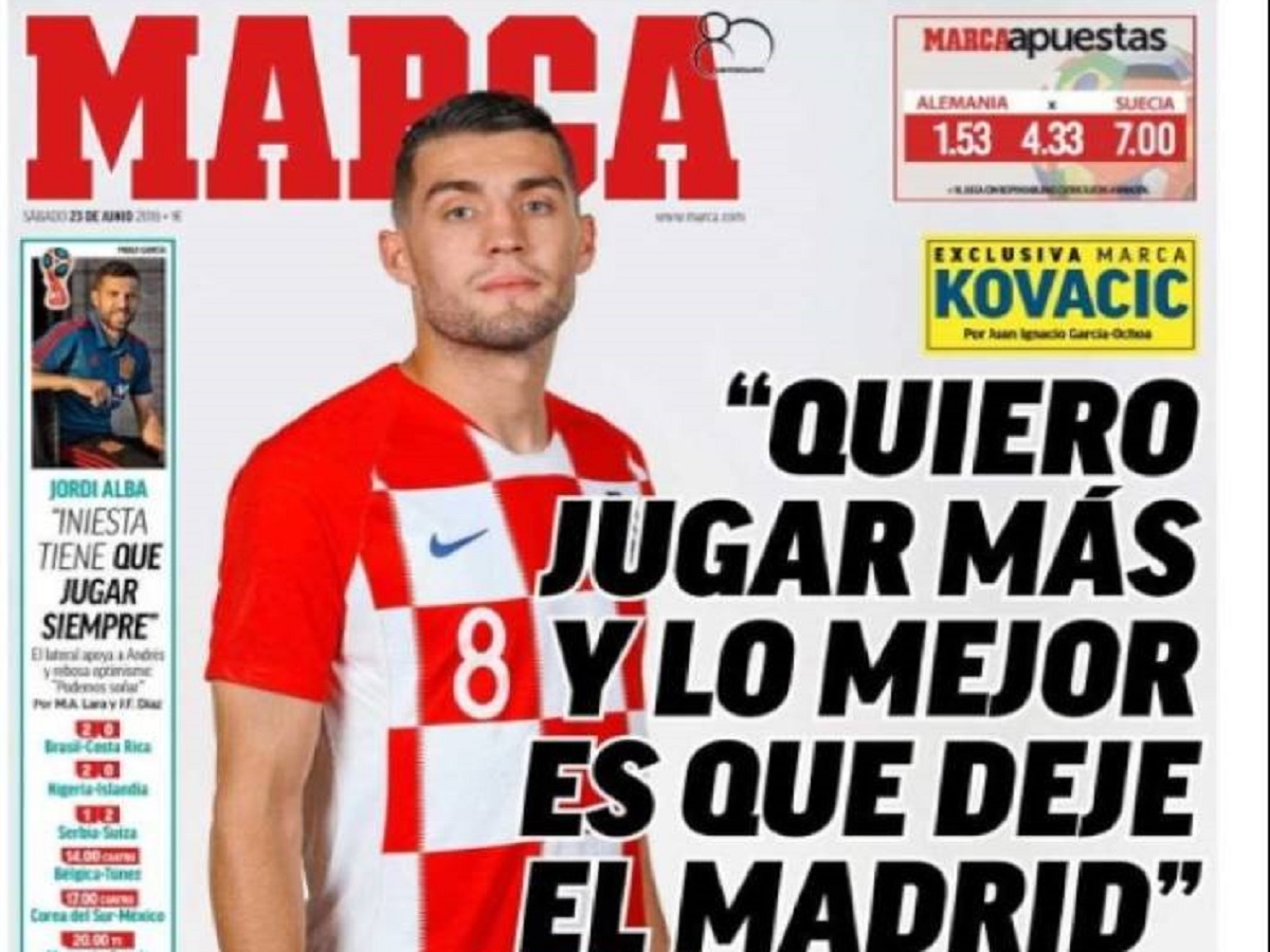 Kovačić: Odlazim iz Reala