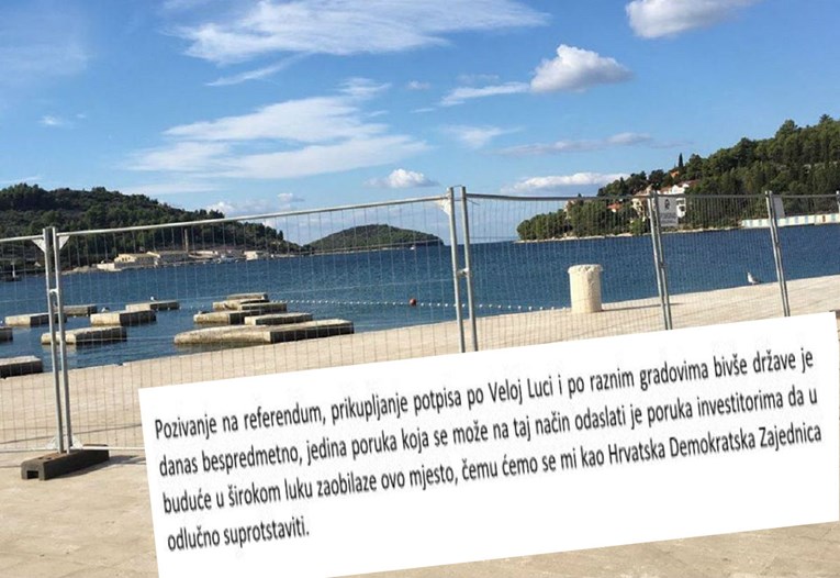 HDZ brani Šegona. Najradije bi zabranili peticiju protiv izgradnje marine