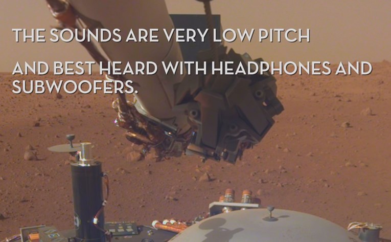 NASA objavila snimku: Poslušajte kako zvuči vjetar na Marsu