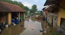 FOTO Olujno nevrijeme potopilo Martijanec kod Ludbrega, blatnjava voda ulazi u kuće