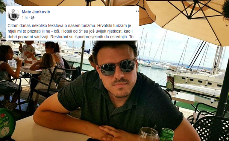 Mate Janković o našem turizmu: "Musaka sastavljena od apartmana u ružnim kućama"