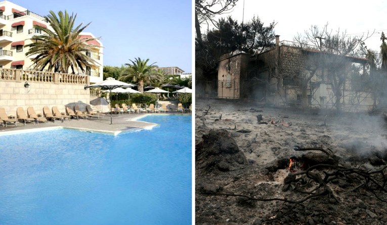 Pogledajte slike grčkog ljetovališta prije i poslije požara