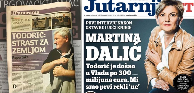 Jučer Ivica Todorić, danas Martina Dalić: Jutarnji uporno ljubi bika među rogove