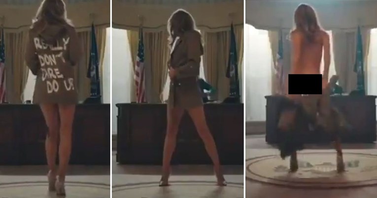VIDEO Bijelu kuću zgrozio video u kojem "gola Melania" pleše ispred repera