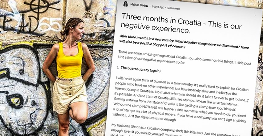 Šveđanka o Hrvatskoj: Birokrati žele jebeni pečat na baš sve