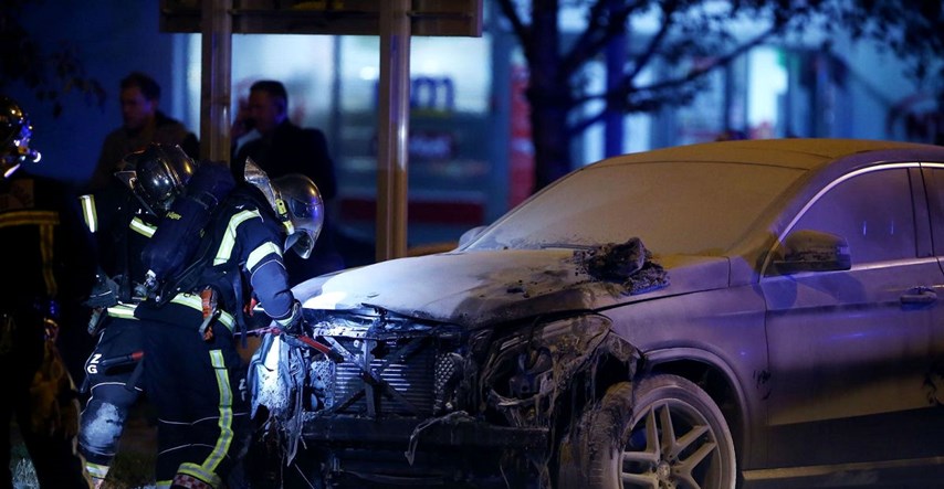 Zagrebačka policija pronašla dvojac koji je prije mjesec dana zapalio Mercedes