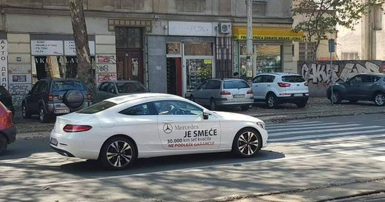 "Mercedes je smeće": Srbin pobjesnio zbog garancije, evo što je napravio od auta