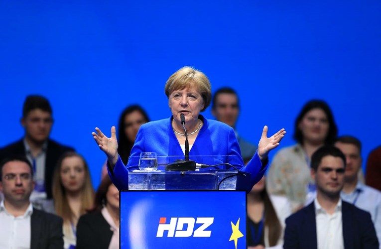 Merkel na HDZ-ovom skupu progovorila hrvatski, pogledajte video