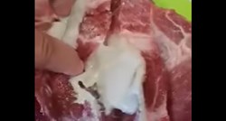 VIDEO Puljanin kupio meso iz kojeg je iscurilo nešto odvratno, pogledajte snimku