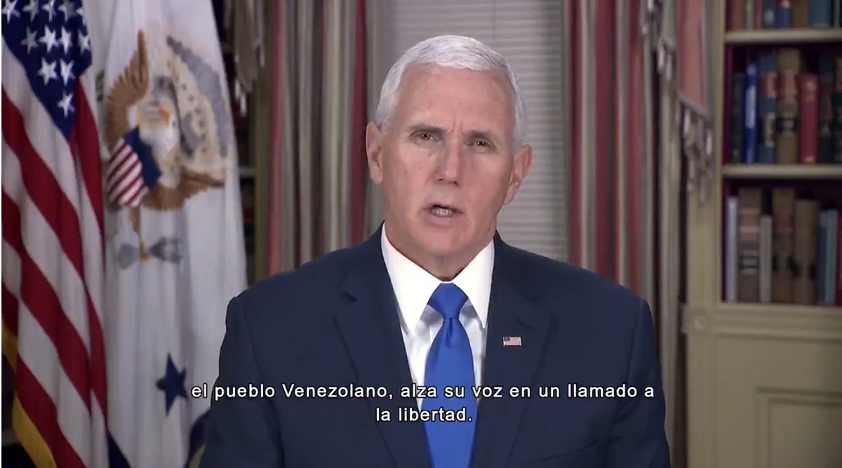 Pence snimio poruku podrške prosvjednicima u Venezueli: Maduro je diktator