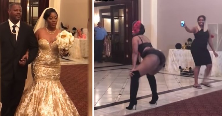 VIDEO Mlada na vjenčanju skinula vjenčanicu i iznenadila mladoženju