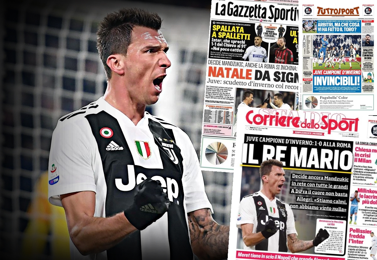 Mandžukić srušio Romu pa zaludio Talijane: "Najbolji je igrač Europe"
