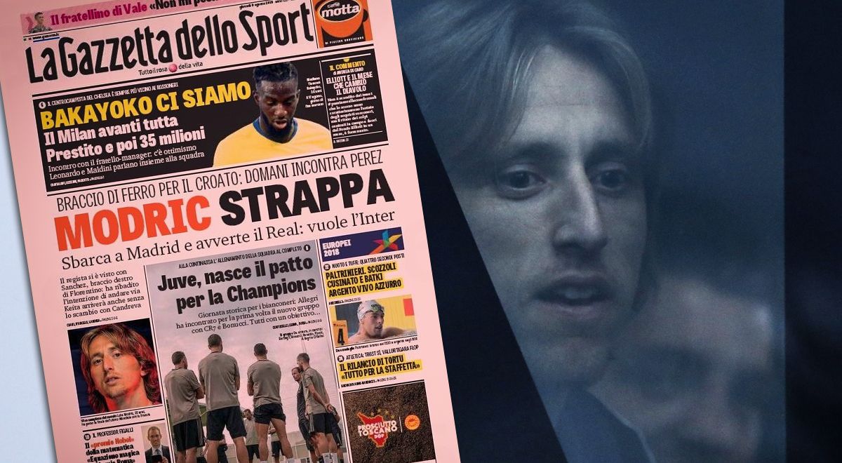 Naslovnica Gazzette: Modrić je pokidao sve veze s Realom i zavrnuo ruku Perezu