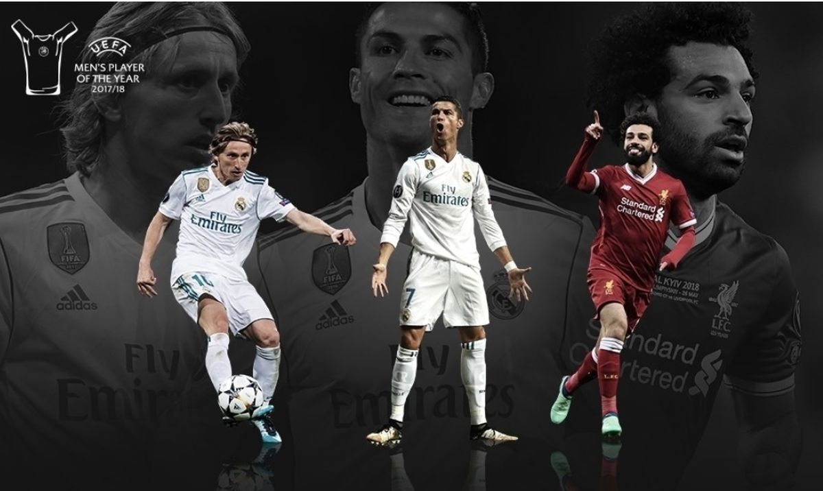 UEFA izabrala trojicu najboljih u Europi - Modrić, Ronaldo i Salah