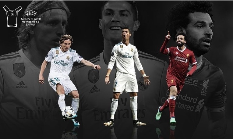 UEFA izabrala trojicu najboljih u Europi - Modrić, Ronaldo i Salah