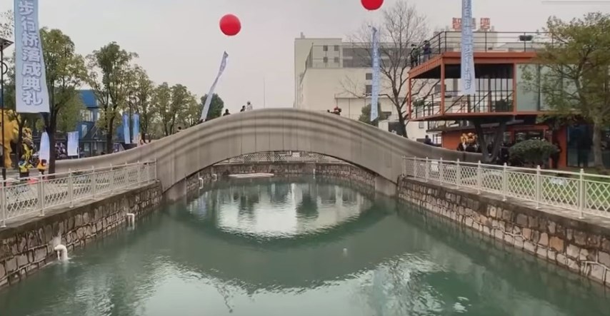 Otvoren najduži pješački most na svijetu izgrađen tehnologijom 3D tiskanja