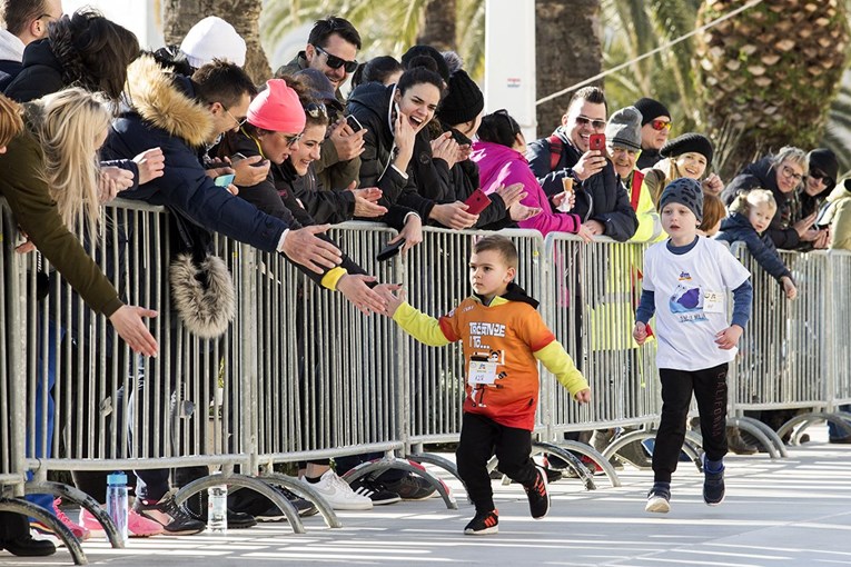 U okviru splitskog polumaratona održana utrka "Dječje milje", ovo su pobjednici