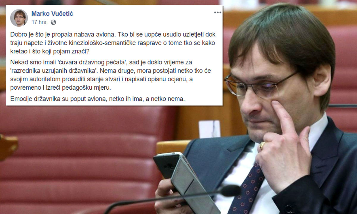 Marko Vučetić: Dobro da je propala nabava aviona