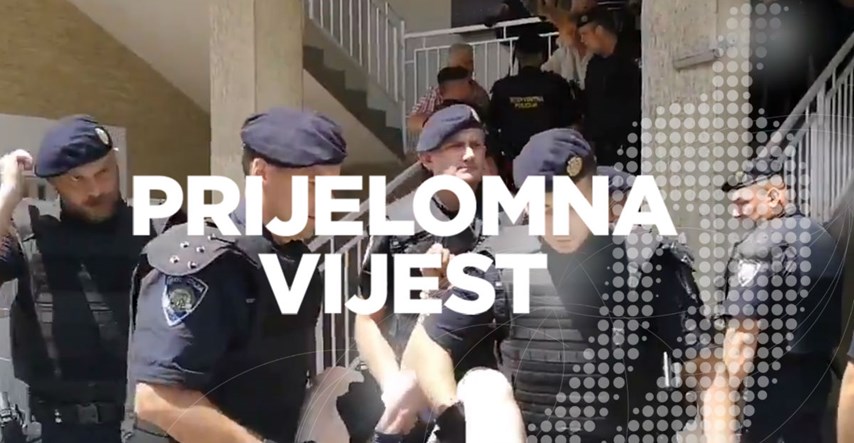 Interventna u Zagrebu privela 10 ljudi koji su blokirali zgradu za Rome