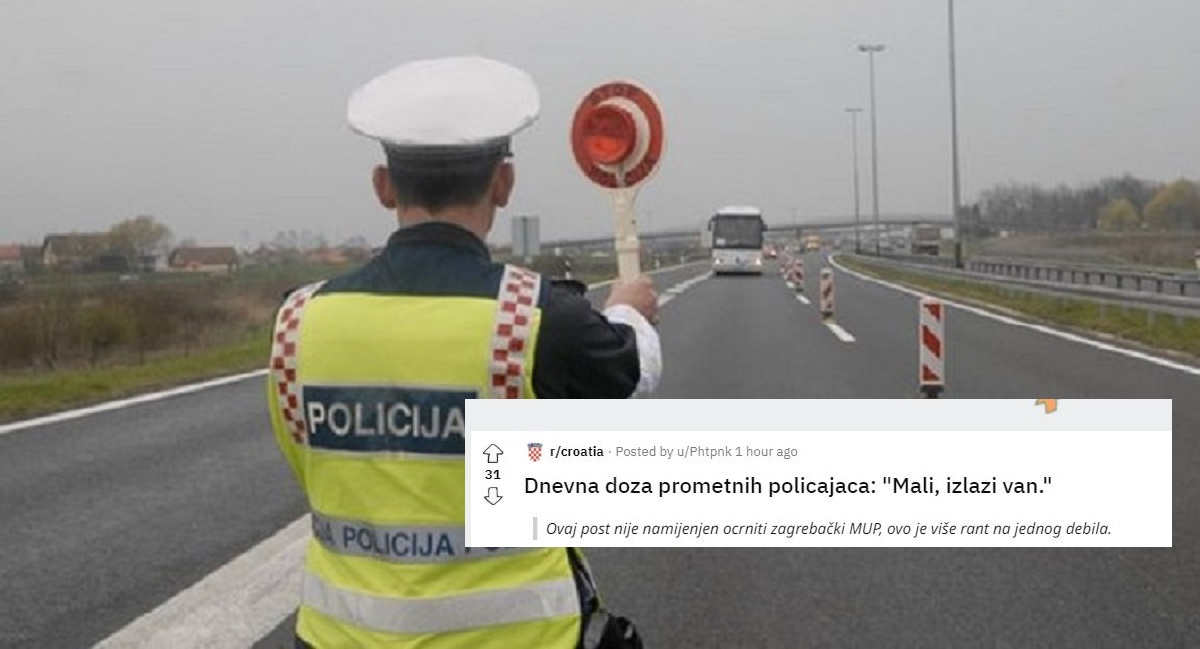 Tvrdi da je imao negativno iskustvo s policajcem u Zagrebu: "Mali, izlazi van"