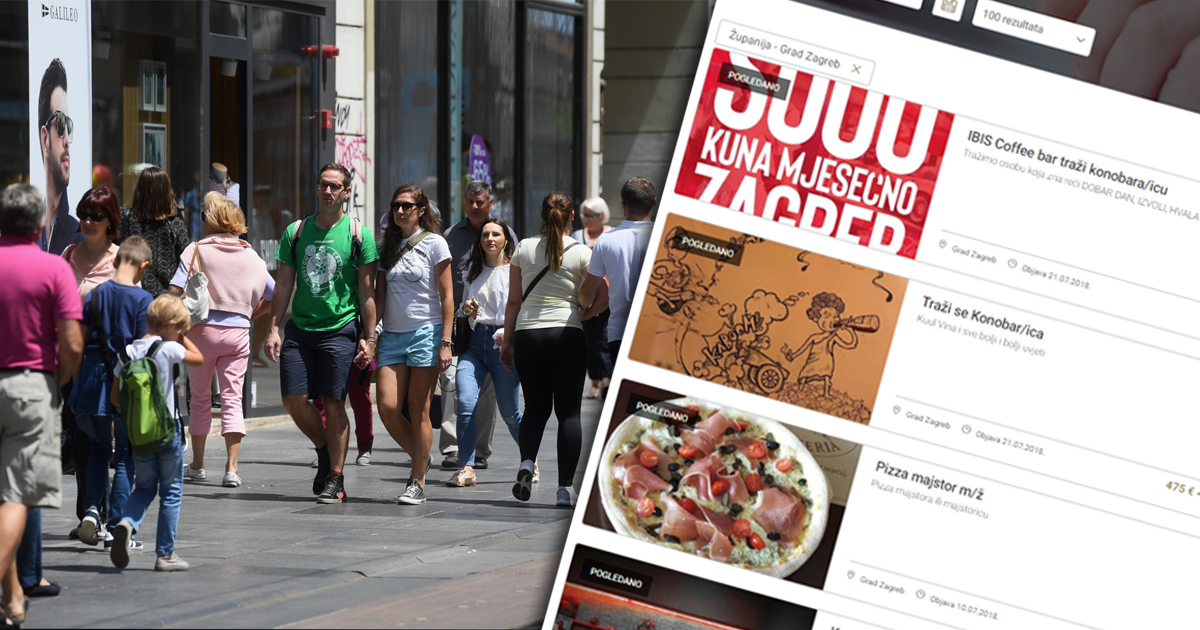 U Zagrebu se traži hrpa ugostiteljskih radnika, a jedan oglas je posebno zanimljiv
