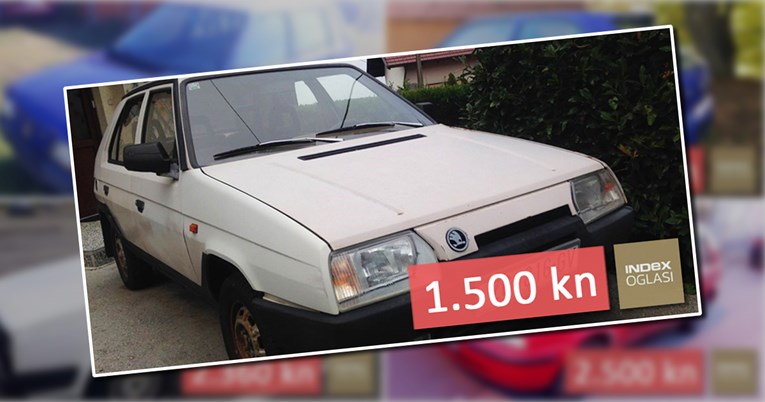 Ovo su najjeftiniji automobili na Index Oglasima, jedan se prodaje za 1500 kuna